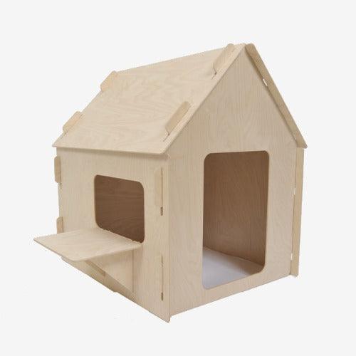 Houten speelhuisje | Woodenplay - Speelhuis Basis - JouwSpeeltuin