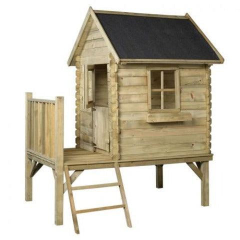 Image of houten-speelhuisje-camilla-hout-dakleer-glijbaan-trapje