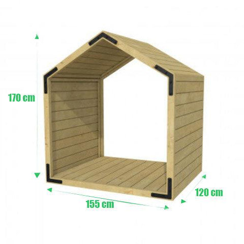 Image of houten-speelhuisje-woodvision-flora-jouw-speeltuin