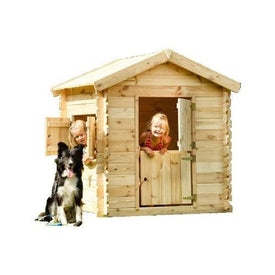 Houten speelhuisje | WoodVision - Siem - JouwSpeeltuin