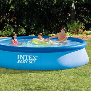 Intex Opblaaszwembad Zonder Pomp 28143Np Easy 396 X 84 Cm Blauw - JouwSpeeltuin