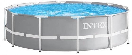 Intex Opzetzwembad Zonder Pomp 26710Np Prism 366 X 76 Cm Grijs - JouwSpeeltuin