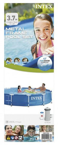 Image of Intex Opzetzwembad Met Pomp 28212Gn 366 X 76 Cm Blauw - JouwSpeeltuin