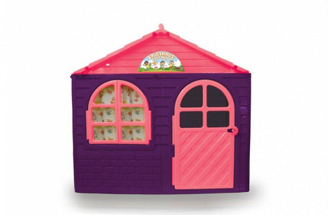 Image of Jamara Speelhuis Little Home 130 X 78 Cm paars/roze - JouwSpeeltuin