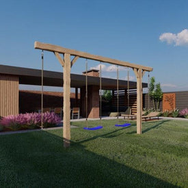 Schommel | Outdoor Island - Mufasa (Kastanjehout)