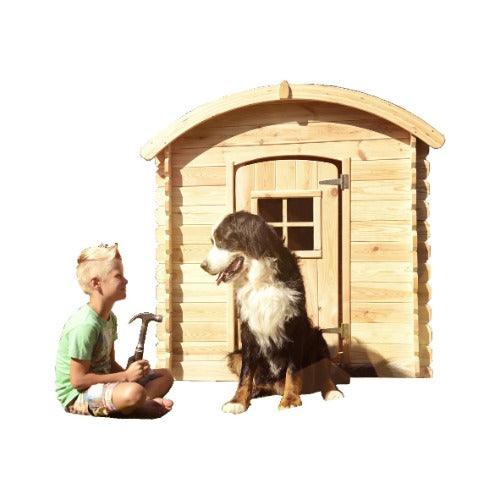 Houten speelhuisje | WoodVision - Wende - JouwSpeeltuin