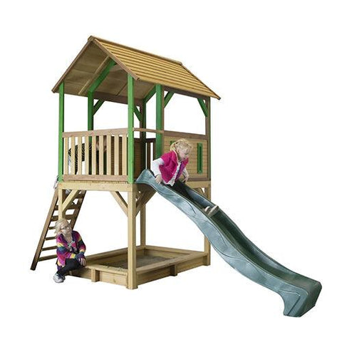 Image of kinderen-spelen-op-speeltoestel-speeltoren-speelhuisje-pumba