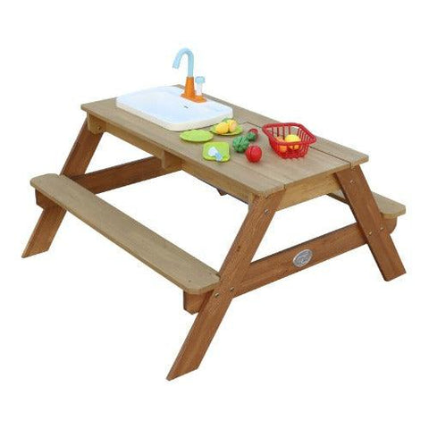 Image of kinderpicknicktafel-emily-zand-water-picknicktafel-met-speelkeuken-wastafel-bruin