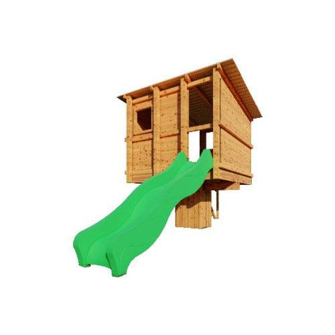 Image of koala-hut-outdoor-island-boomhut-speeltoestel-speeltoren-speelhuisje-met-glijbaan