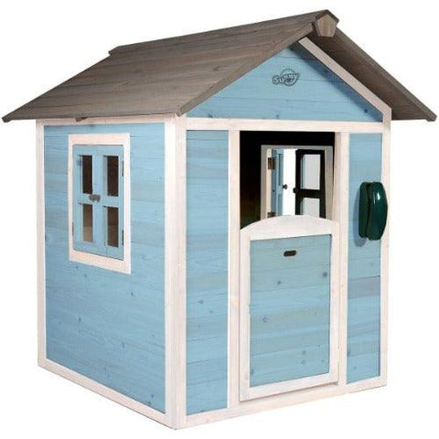 Image of lodge-speelhuis-blauw-wit-speelhuisje-sunny-jouw-speeltuin
