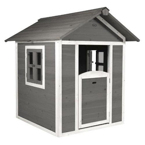 Image of lodge-speelhuis-wit-grijs-speelhuisje-hout