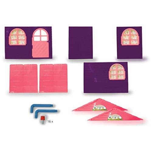 Kunststof Speelhuisje | Jamara - Little Home (Paars/Roze Speelhuis) - JouwSpeeltuin