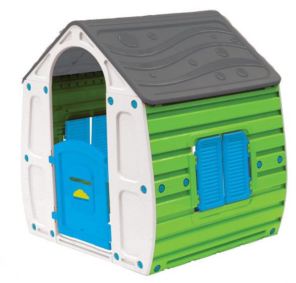 Paradiso Toys Speelhuis Summer 102 X 90 Cm Groen/Grijs/Blauw - JouwSpeeltuin