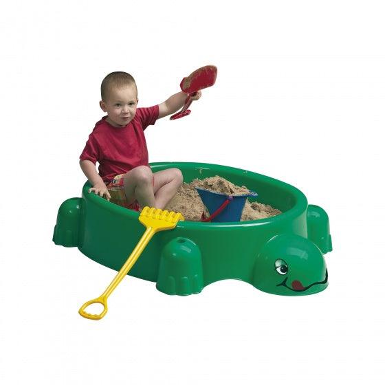 Paradiso Toys Zandbak Met Deksel Schildpad 115 X 83 Cm Groen - JouwSpeeltuin