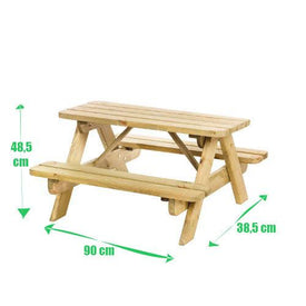 Speelelement | WoodVision - Junior Picknicktafel Björn - JouwSpeeltuin