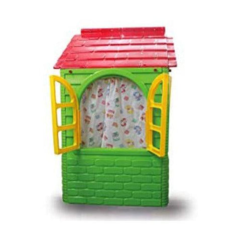 Image of plastic-speelhuisje-groen-kinderspeelhuisje-jamara-speelhuis