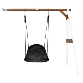 Schommel | AXI - Roxy Nest aanbouwschommel (wit/bruin) - JouwSpeeltuin