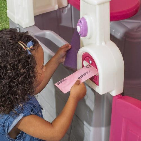 Image of roze-speelhuisje-met-brievenbus-step2-neat-tidy-cottage-kinderhuisje