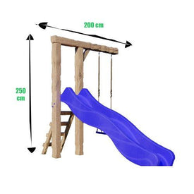 schommel-met-glijbaan-pluto-outdoor-island-kastanje-jouw-speeltuin