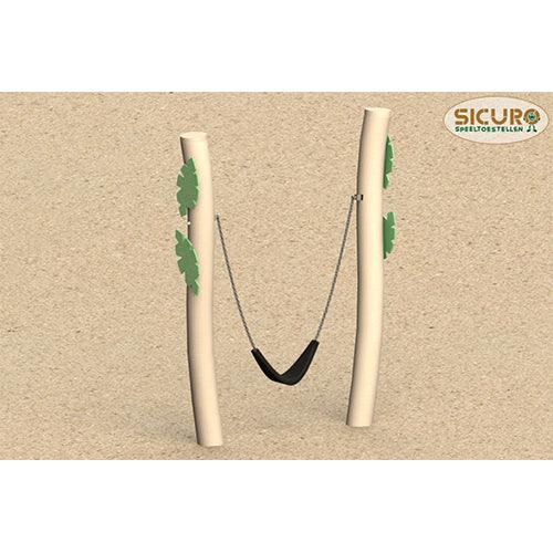 Schommel | Sicuro - Peuterschommel (Robinia) - JouwSpeeltuin