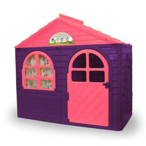 Kunststof Speelhuisje | Jamara - Little Home (Paars/Roze Speelhuis)