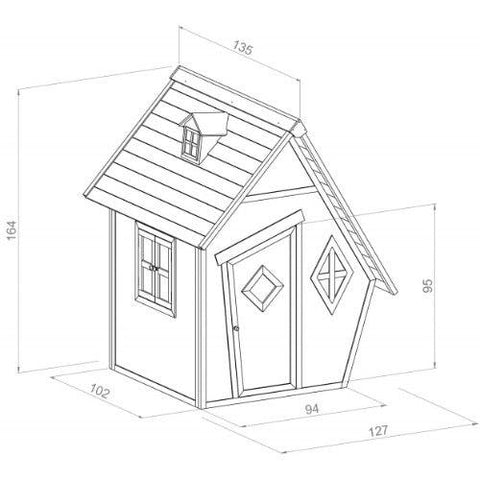 Image of sunny-speelhuis-cabin-tekening-afmetingen