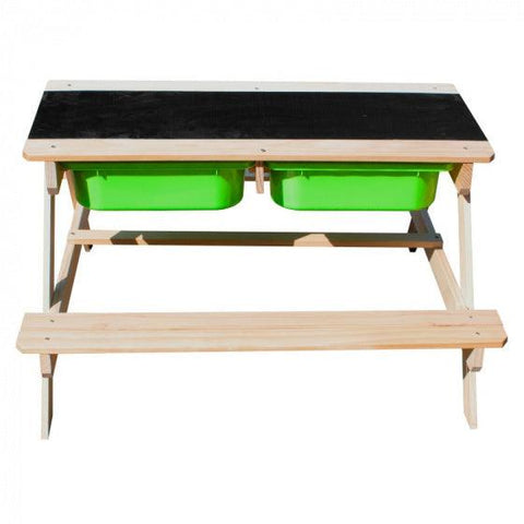 Image of Sunny Picknicktafel Dual Top 2.0 Zand & Water 90 Cm Fsc Hout