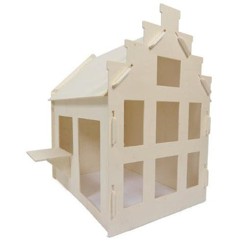 Image of woodenplay-kinderspeelhuisje-hout-trapgevel-jouw-speeltuin