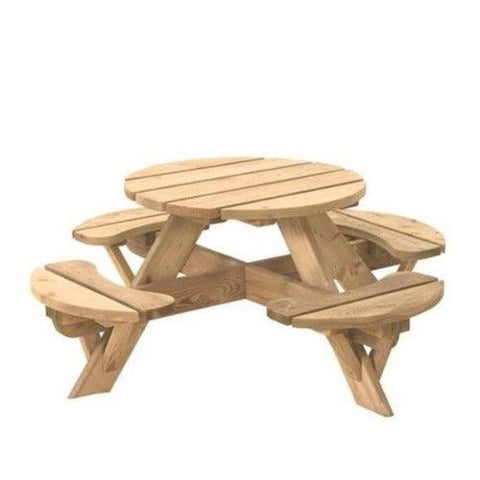 Image of woodvision-ronde-kinderpicknicktafel-jimmy-jouw-speeltuin